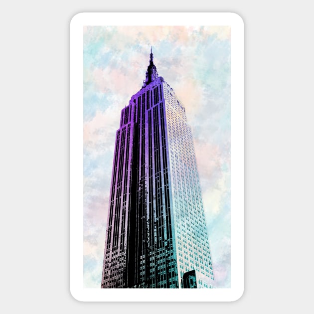 Empire State Building (Watercolor) Sticker by goldstreet